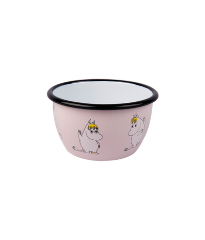 Moomin enamel bowl and plate